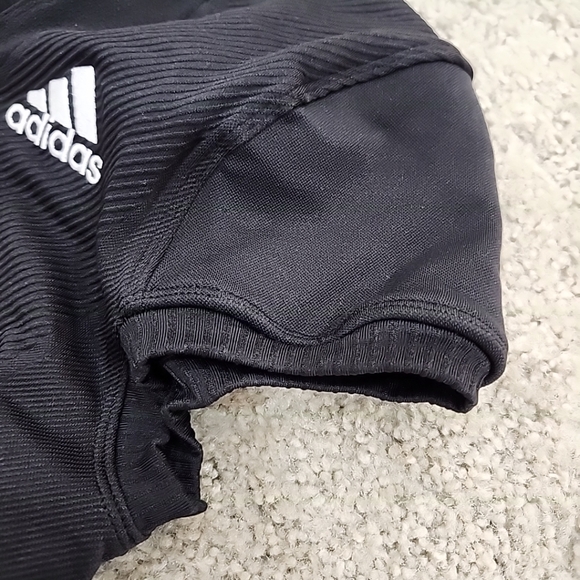 Large Adidas Primeknit A1 Football Premium Practice Jersey Black DQ3457 Blank - Picture 3 of 6